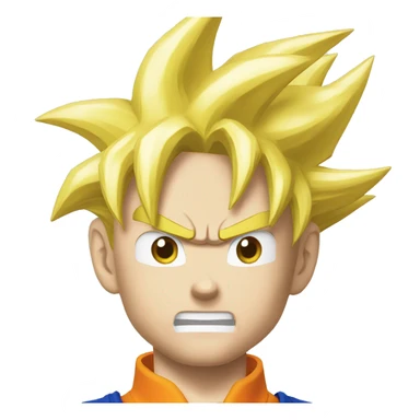 Goku de dragon Ball qui pleure sticker