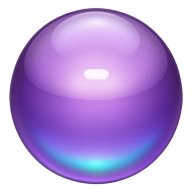 Amethyst pearl sticker