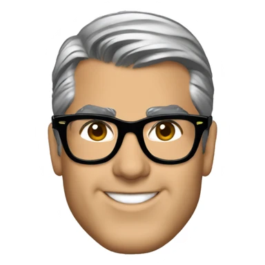 Taylor swift black glasses and George Clooney  sticker