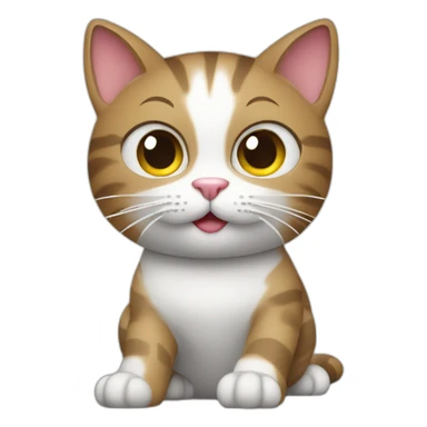 cat designing using IMac sticker