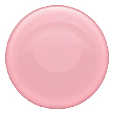 light pink circle sticker