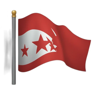 north korean flag sticker