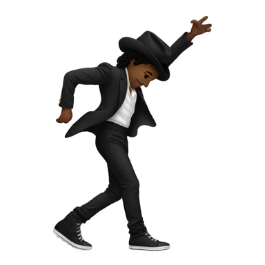 MJ moonwalking  sticker