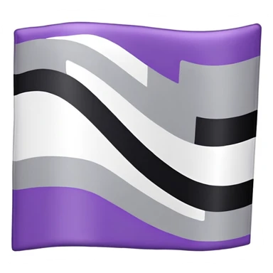 Asexual flag sticker