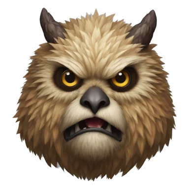 owlbear from Dungeons & Dragons super realistic sticker