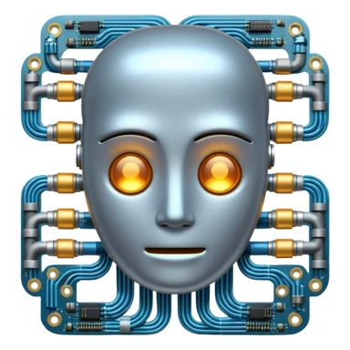 emoji of artificial intelligence itself sticker
