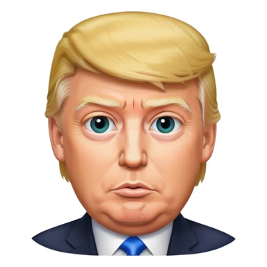 Donald  Trump hyper realistic sticker