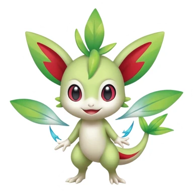  Fey Toony Axew-Celebi-Amaura--Shaymin-fusion-hybrid sticker