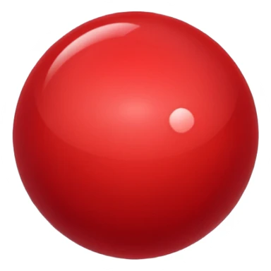 Dark Red point without face sticker