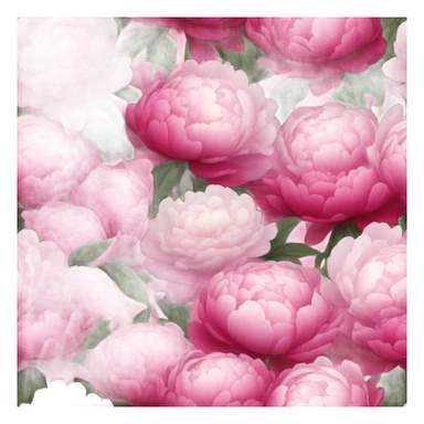 Peonies sticker