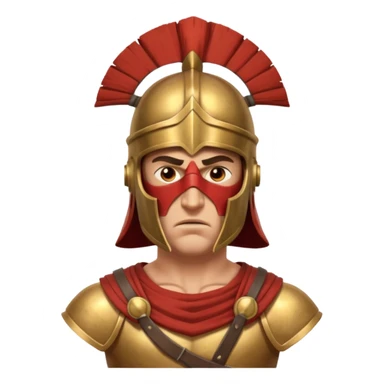 ancient Greek warrior sticker
