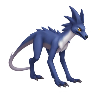 Lombax-Sergal-Vernid-Fakemon full body sticker