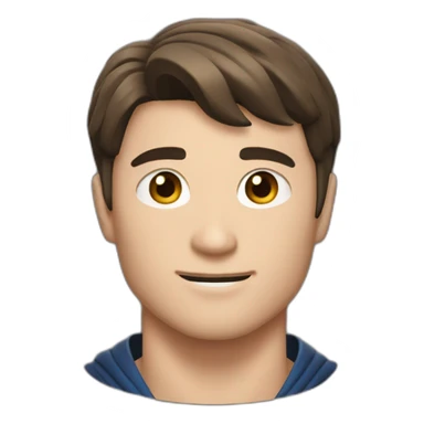 White guy with brown hair in front of Shang-chi sticker