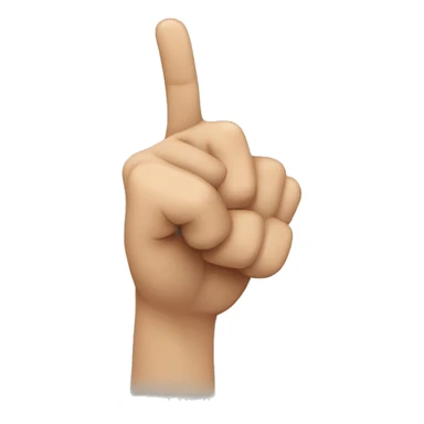 Person pointing fingers together sticker