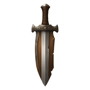 Snapped Wooden sword sticker