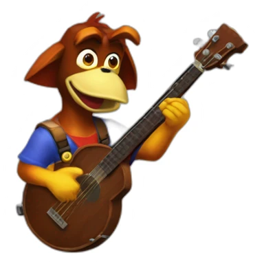 Banjo-kazooie from Nintendo 64 sticker