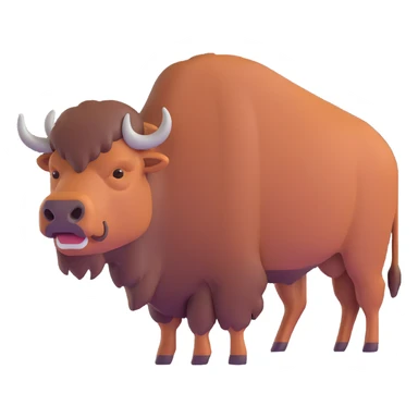 Bison sticker
