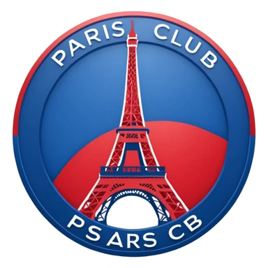 create a PSG Club logo emoji sticker