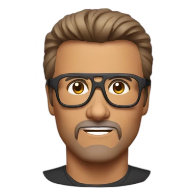 George michael faith with math on glasses sticker