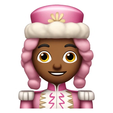 Pink nutcracker sticker