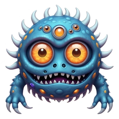cosmic space monster sticker