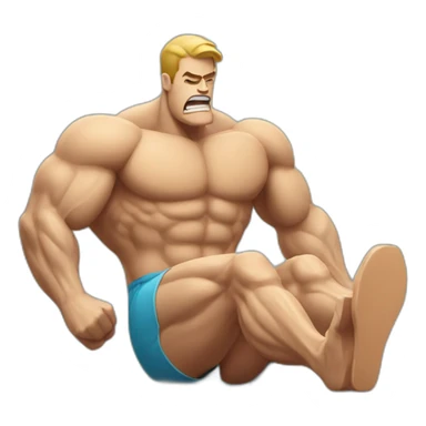 Muscle cramps sticker