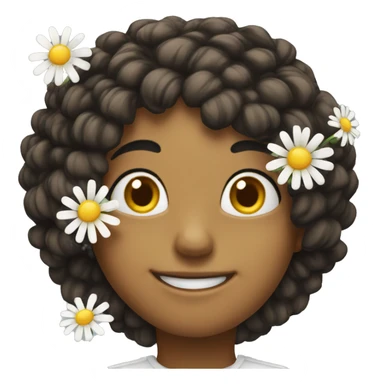 Chamomile with a smile  sticker