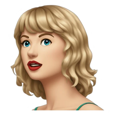 taylor-swift-bj-face sticker