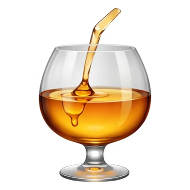 Brandy glass
 sticker