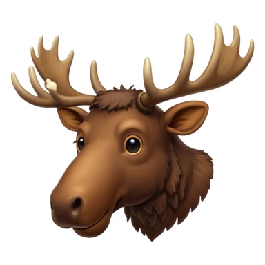 Bull 🐂 moose 🫎  sticker