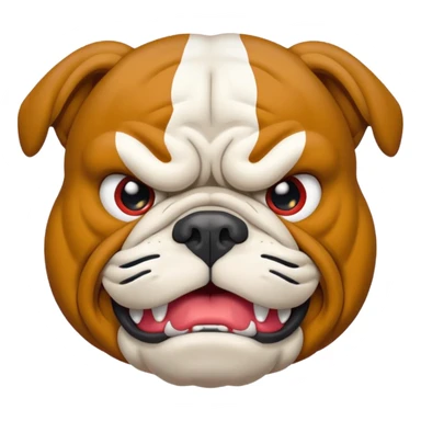 bulldogs team logo  sticker