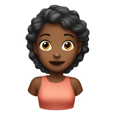 girl fall from the sky sticker