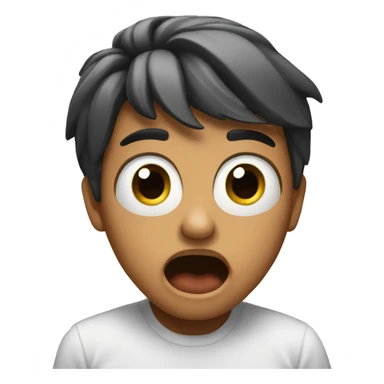 Shocked by surprise sticker