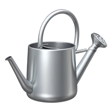 watering pot silver sticker