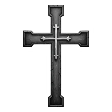 It's a cross but crossed out from down sticker