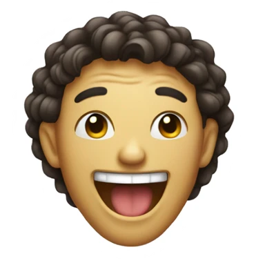 Face laughing so hard  sticker