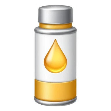 a white color oil paint tube sticker