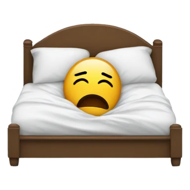 Crying in bed listening to music sticker