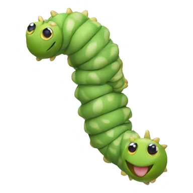 Prince Florian caterpillar from mario wonder sticker