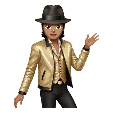 Michael jackson moonwalk sticker