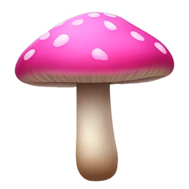 pink mushroom sticker