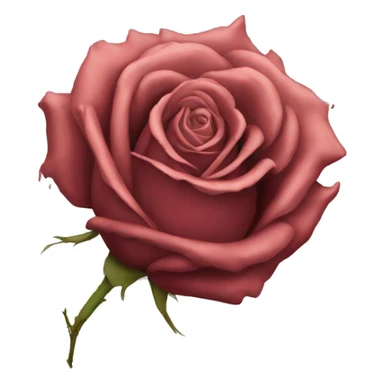 Wilted rose sticker