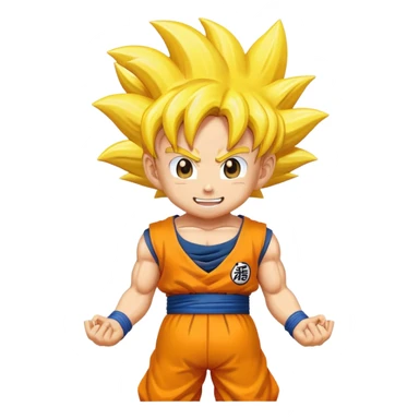 Son Goku emoji sticker