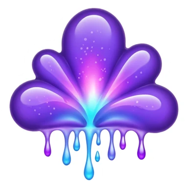 purple plasma splatter without a face sticker