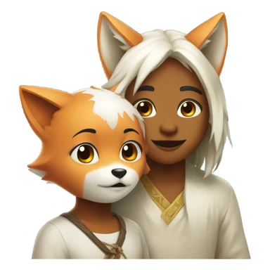 Good child and fox spirit  sticker