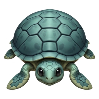 alien turtle but gray and not realistic normal like this 🐢 sticker