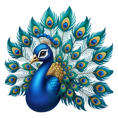 Peacock single Features  sticker