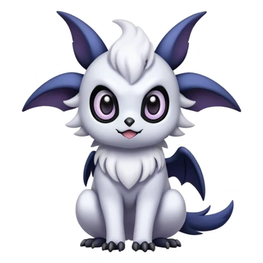 Cool Cute Kawaii Noibat-Absol-Pokemon Full Body sticker