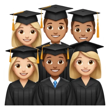 class of 2026, fun and celebratory emoji sticker