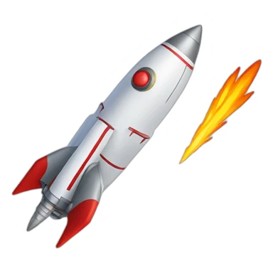 rocket-with-text-Frameless sticker